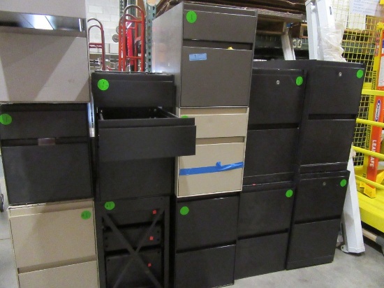 12 FILE UNITS WITH NO TOPS OR BACKS