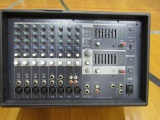 YAMAHA MIXER & 2 SPEAKERS.  BRING LADDER AND HELP