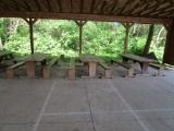 (3) 7' PICNIC TABLES WITH BENCHES