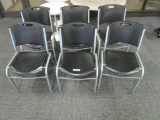 6 STACK CHAIRS
