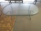 GLASS TOP OBLONG TABLE