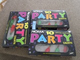 3 SETS OF NOMA 10 LIGHT PARTY LIGHTS