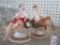 2 ITALY FIGURINES WITH CHIP ON TOE