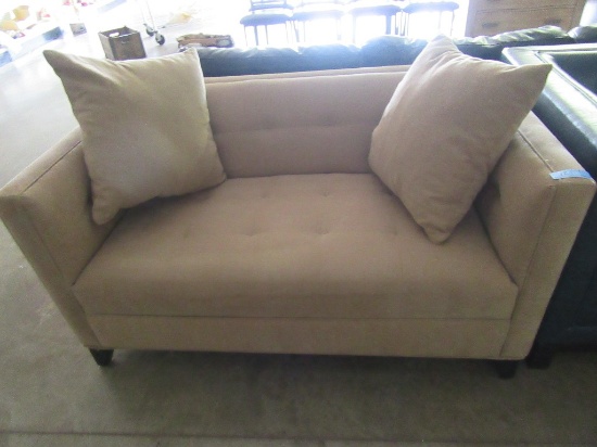 4' TAN LOVE SEAT