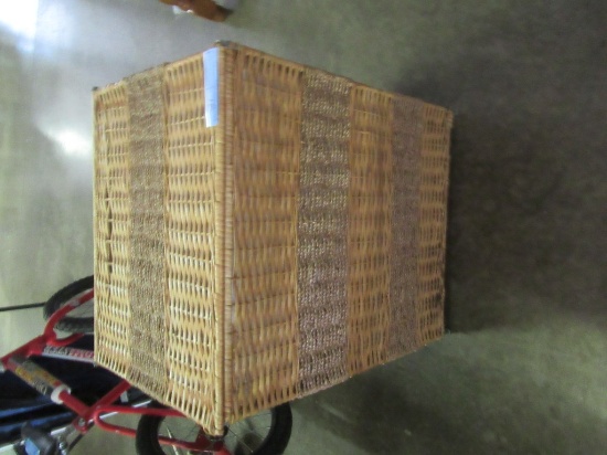 WICKER LAUNDRY BASKET