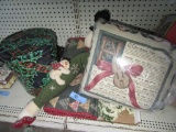 CHRISTMAS DECORATIONS, PILLOW, TABLE RUNNER, DOOR DRAFT SNOWMAN