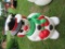 PLASTIC ELECTRIC LIGHTED SNOWMAN DECORATION