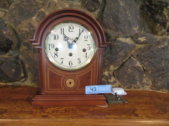 SLIGH MADE IN GERMANY MANTEL CLOCK WITH KEY