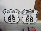 CALIFORNIA US ROUTE 66 SIGNS