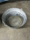 2 GALVANIZED BUCKETS WITH HANDLES