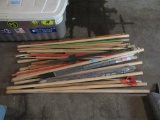 YARD AND GARDEN TOOL HANDLES AND ETC