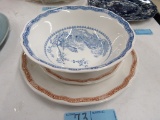 FURNIVALS QUAIL 1913 DISHES AND BOWL