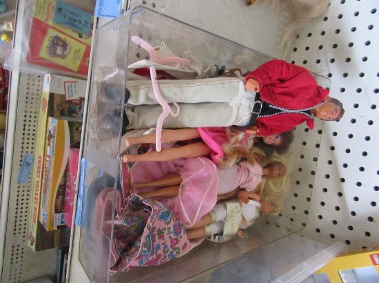 KEN AND BARBIE DOLLS WITH ACCESSORIES