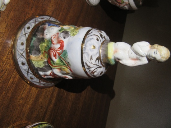CAPODIMONTE BELL AND CHRISTMAS BELL MADE IN ITALY