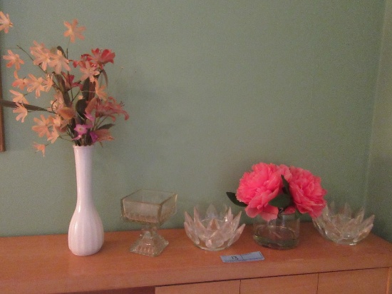 CANDLE HOLDERS AND KNICK-KNACKS