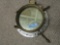 NAUTICAL PORTHOLE IN BRASS & SILVER FRAME WITH NUMBER