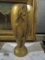 SILVERCREST GOLD ENCRUSTED BRONZE FLORAL VASE URN VINTAGE