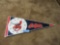 CLEVELAND INDIANS PENNANT CLOCK