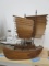 WOOD ORIENTAL STYLE BOAT