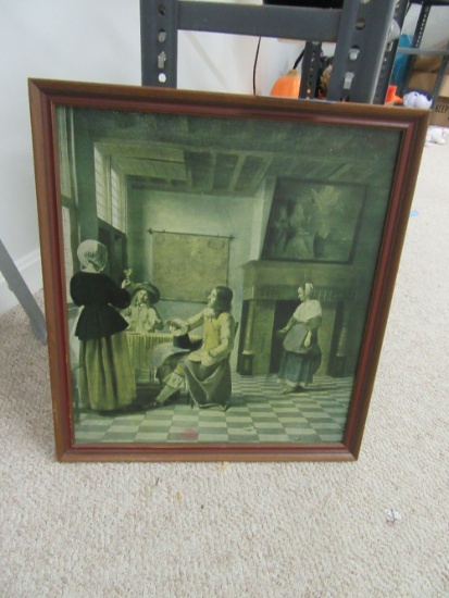 VINTAGE CANVAS PAINTING