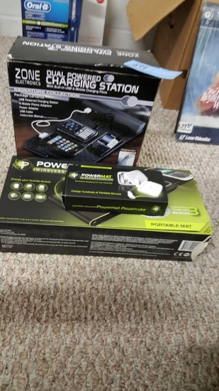 DUAL POWER CHARGING STATION AND POWER MATE WIRELESS CHARGING