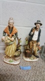 PAIR OF UNMARKED FIGURINES