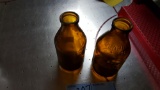 2 CLAPPS BROWN BOTTLES