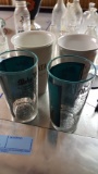 PAIR OF MOBY DICK GLASSES AND RUM CUPS