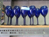 BLUE WINE GLASSES