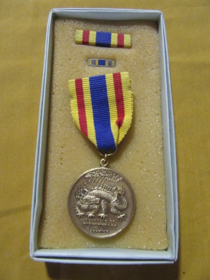 SERVICE IN VIETNAM RIBBON AND PINS