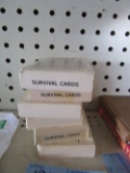 6 PACKS OF SURVIVAL CARDS