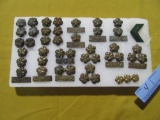 MILITARY UNIFORM PINS / BUTTONS