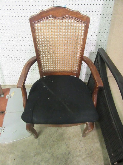 CANE BACK OCCASIONAL CHAIR