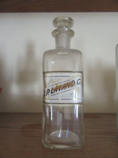 PHARMACY BOTTLE LABELED SP. LAVANO. C.