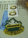 HONOR AND COURAGE PINS AND PATCH