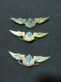 3 KQNDVN PINS WITH WINGS