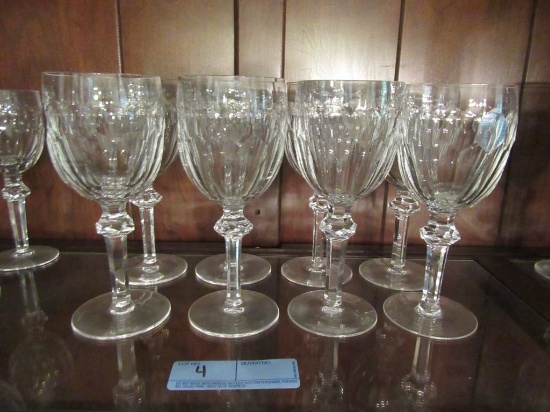 8 WATERFORD WINE GLASSES