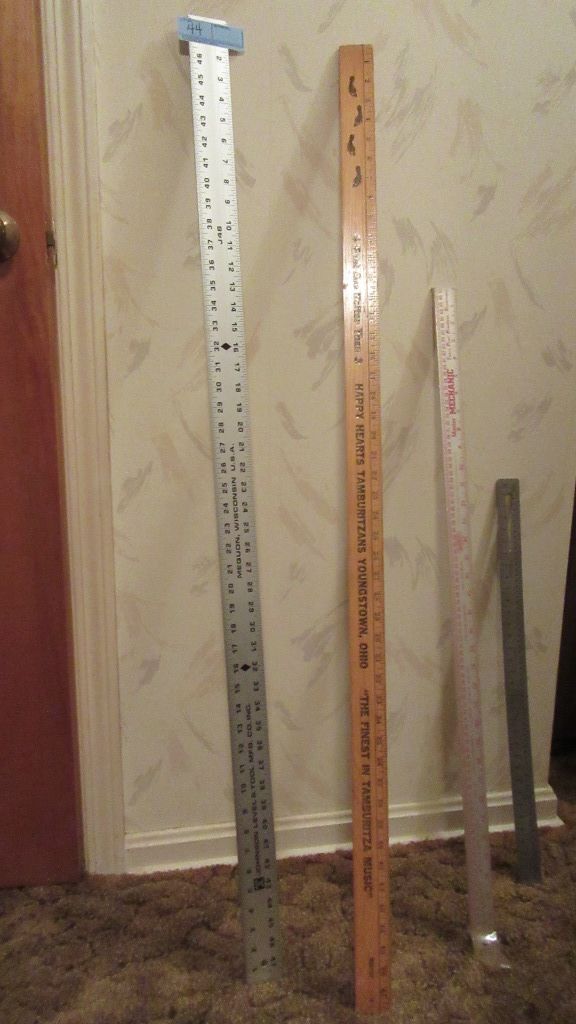 Johnson Level 4-ft Metal Ruler in the Yardsticks & Rulers department at