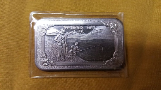 FATHER'S DAY 1973 MOTHER LODE MINT 1 OZ OF 999 FINE SILVER