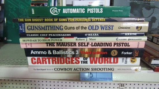ASSORTMENT OF GUN BOOKS