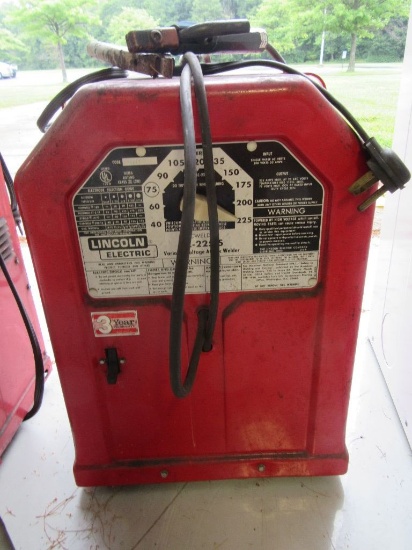 LINCOLN ELECTRIC TOMBSTONE STYLE WELDER MODEL NUMBER AC-225-S