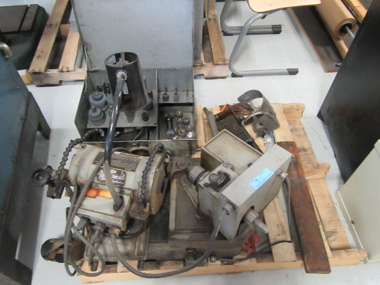 SIOUX VALVE GRINDER. WITH GRINDING WHEELS AND DIES. MODEL 2001