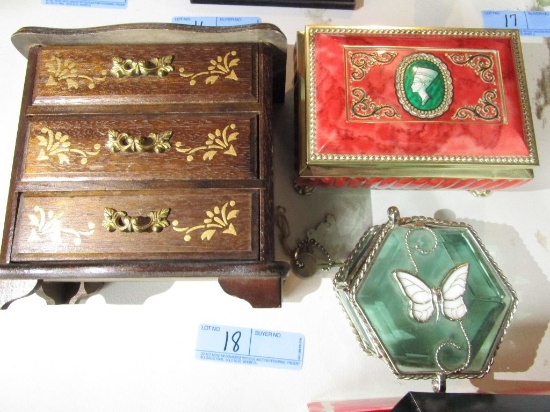 3 JEWELRY CASES