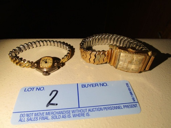 BULOVA AND HELBROS WATCHES