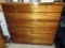 WOOD DOUBLE CHEST OF DRAWERS