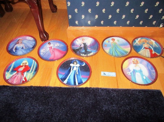 BARBIE SERIES OF PLATES BY THE DANBURY MINT COMPANY
