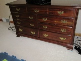 CHERRY DRESSER WITH MIRROR