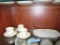 NIPPON TRAY AND SALISBURY CUPS AND SAUCERS