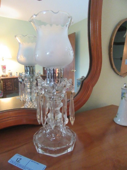 2 GLASS LAMPS