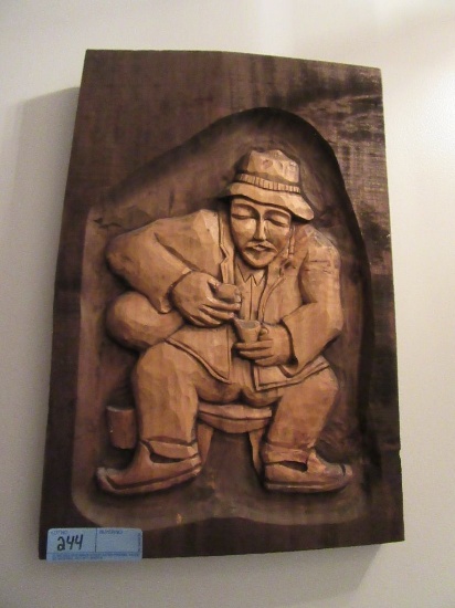 WOOD CARVED PICTURE